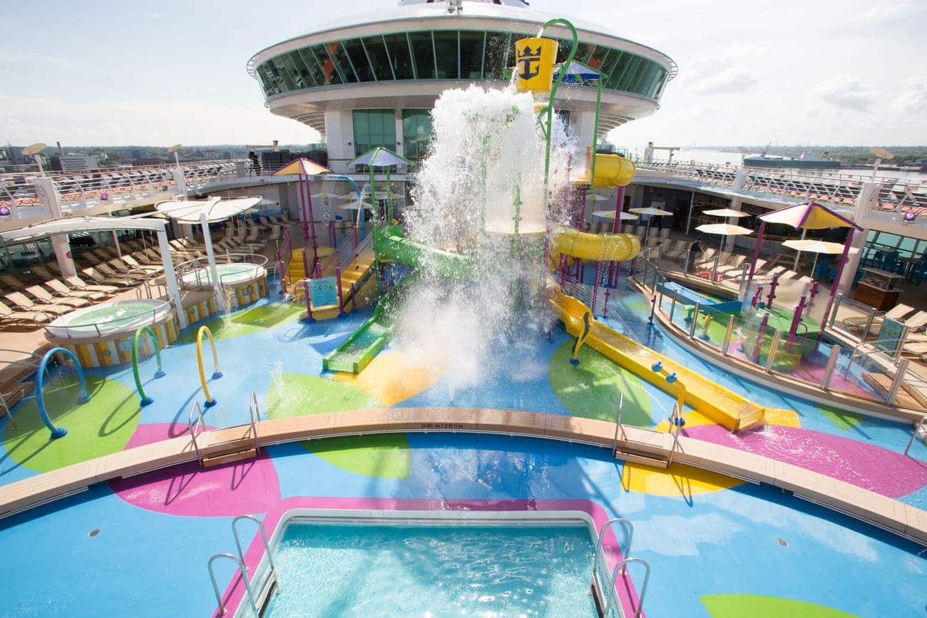 Splashaway Bay water play zone on Independence of the Seas