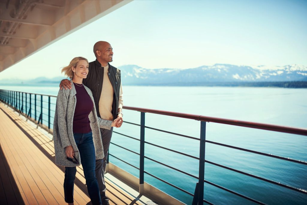Couple - Cunard Cruise Line