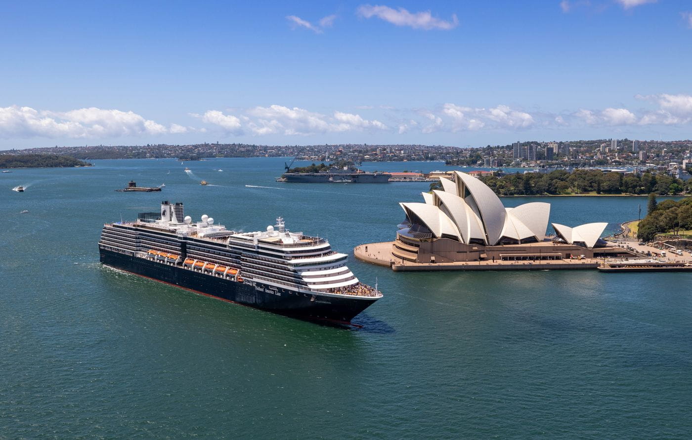 Holland America Line Westerdam arriving in Sydney Harbour