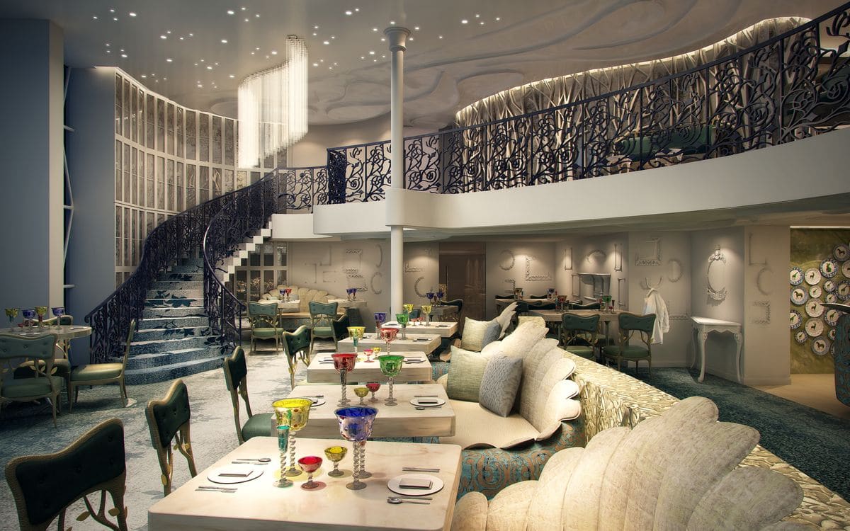 Wonderland restaurant featuring imaginative décor and creative dining