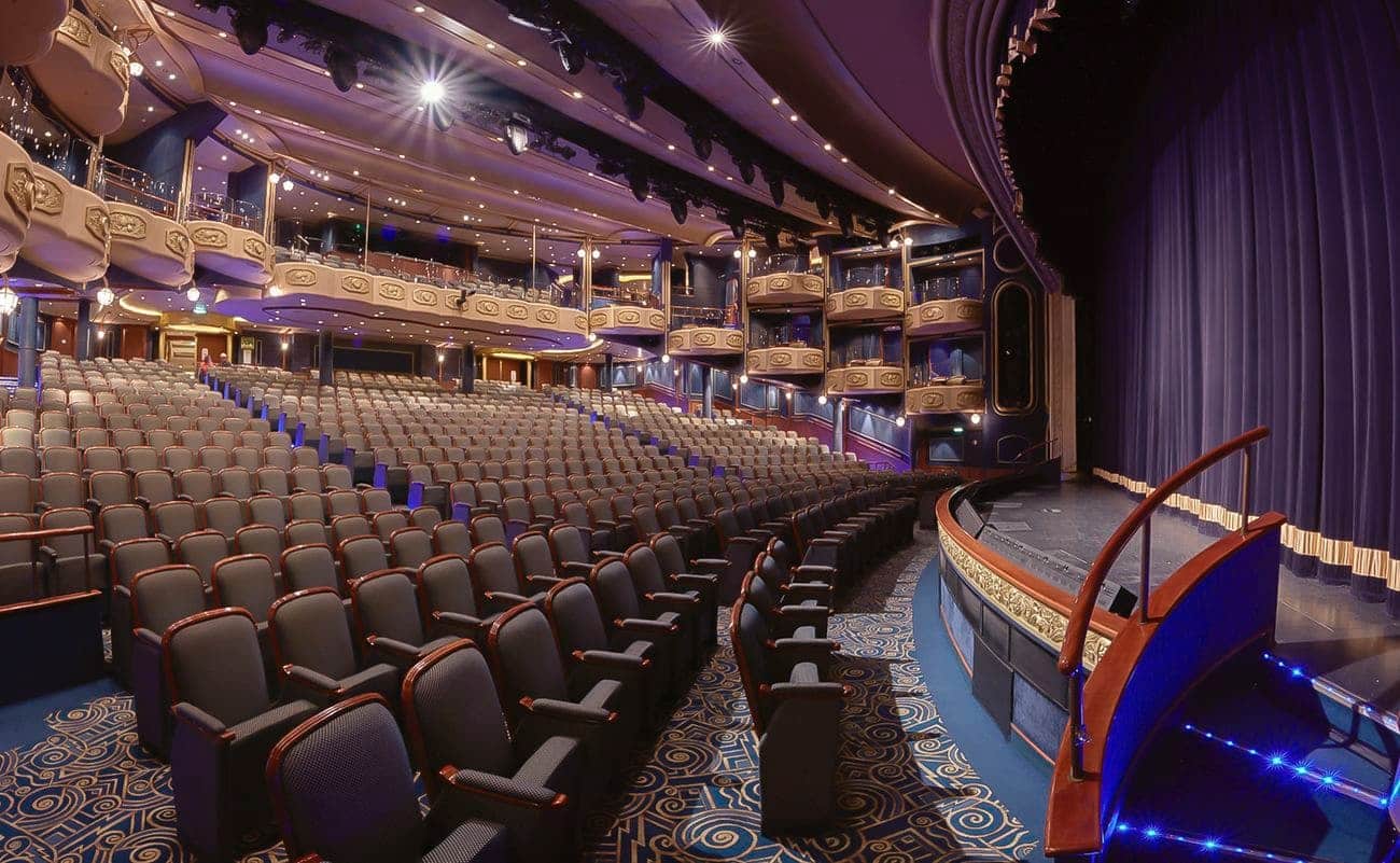 Royal Court Theatre with private boxes and main stage
