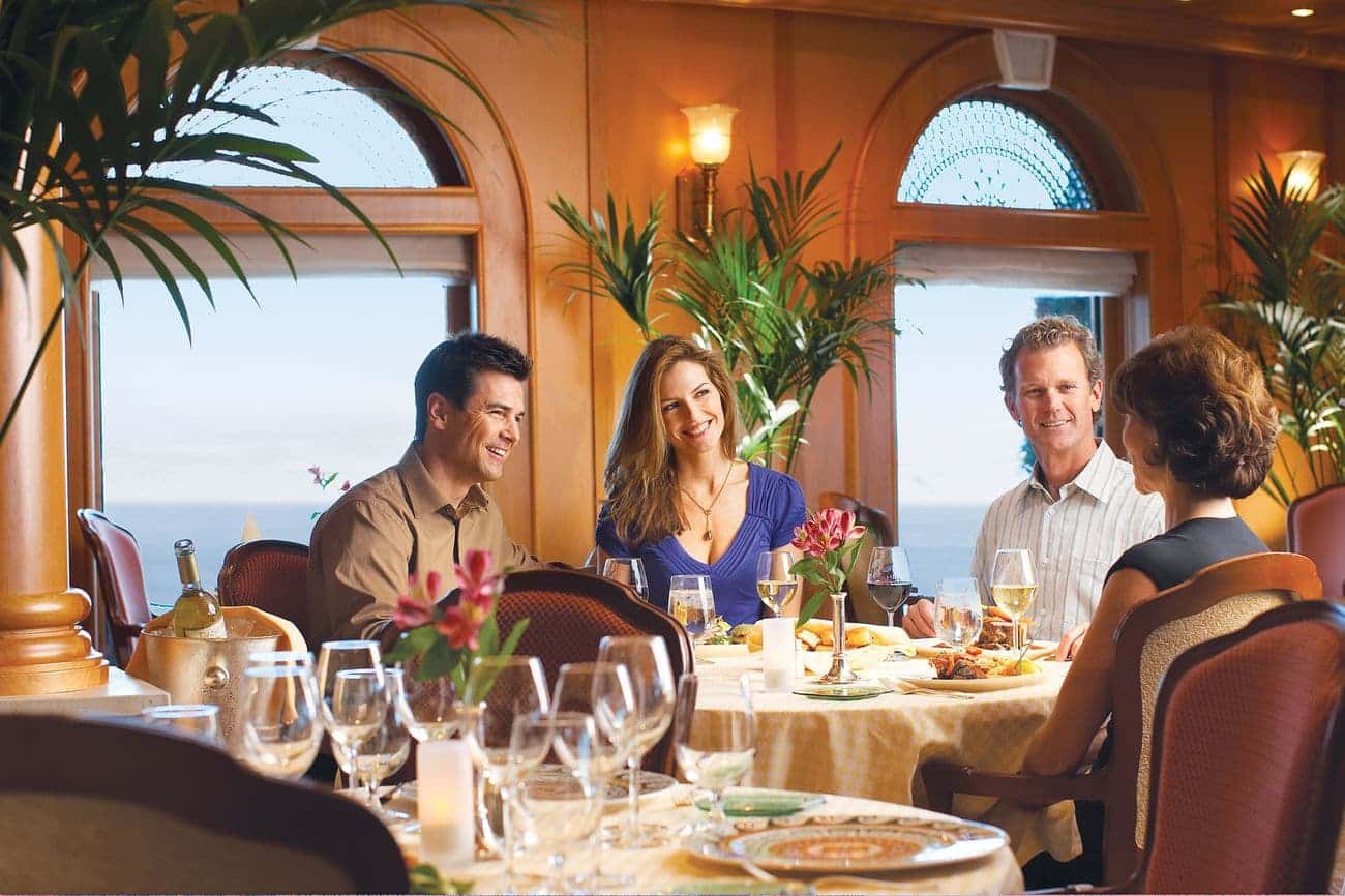 Guests enjoying fine Italian dining at Sabatini’s restaurant