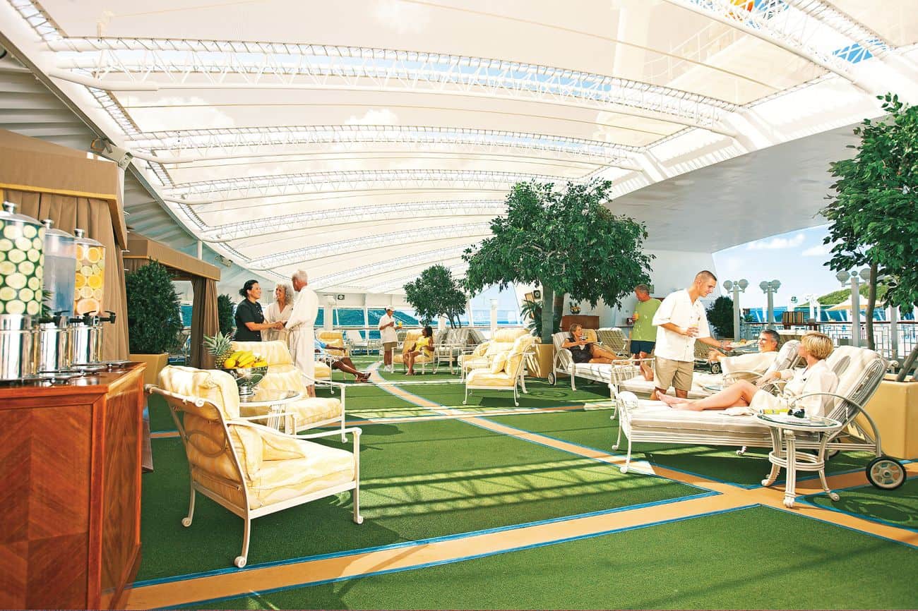 The Sanctuary adults-only retreat with cabanas and open-air seating