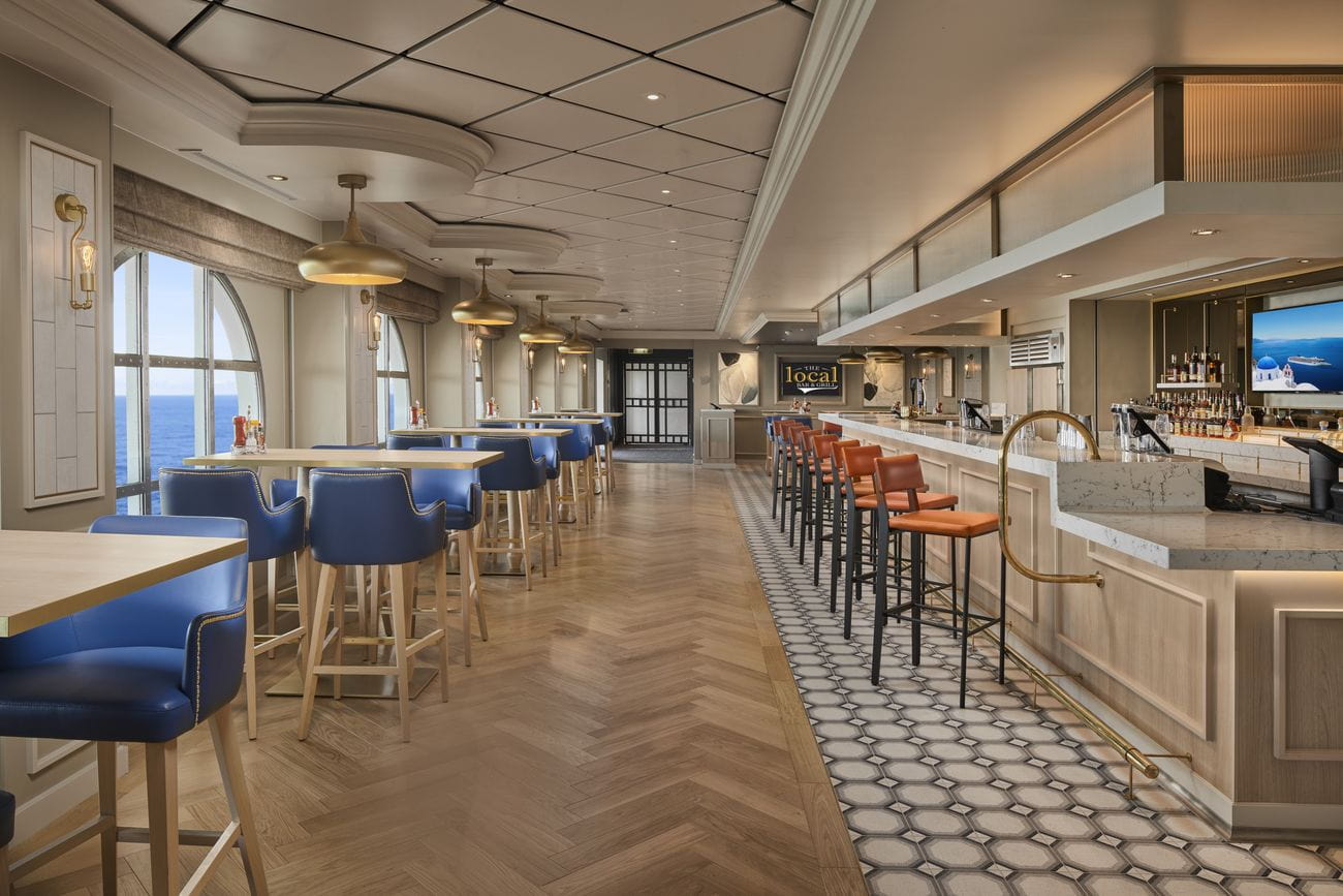 The Local Bar & Grill with bar seating and casual dining area
