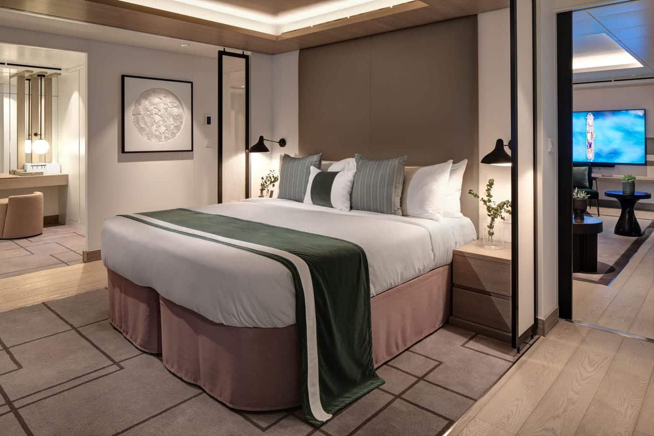 Penthouse Suite bedroom with king bed