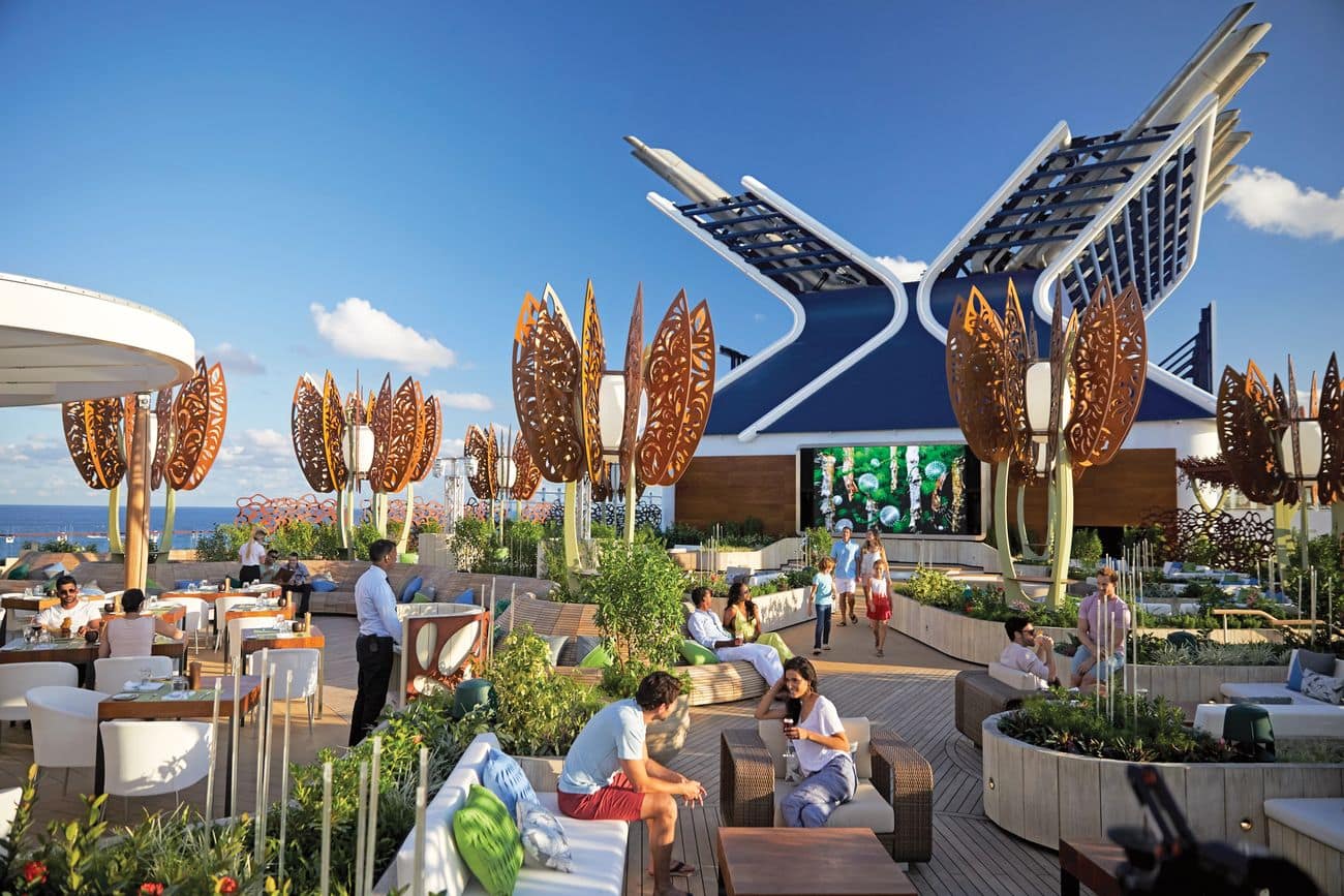 Celebrity Edge Rooftop Garden outdoor venue