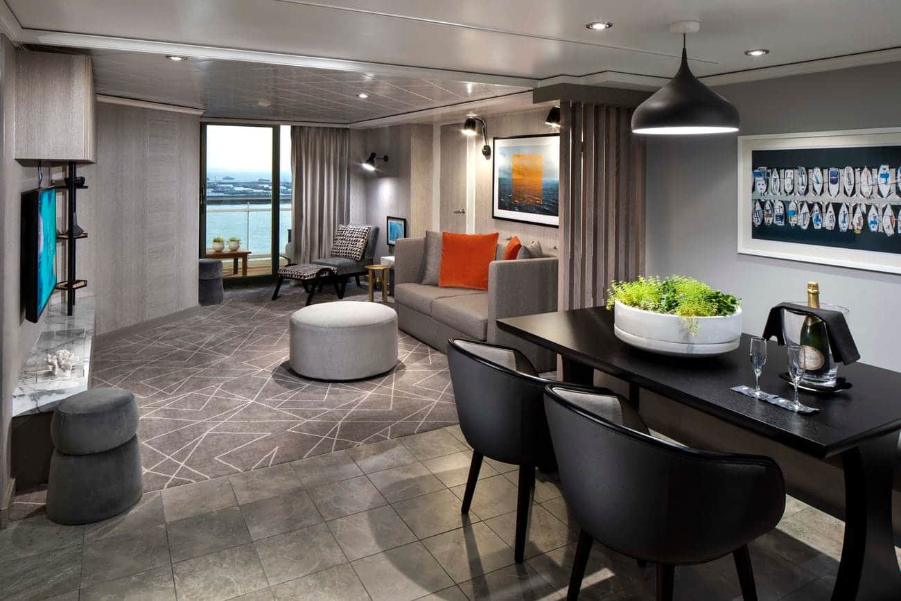 Celebrity Millennium Royal Suite living area