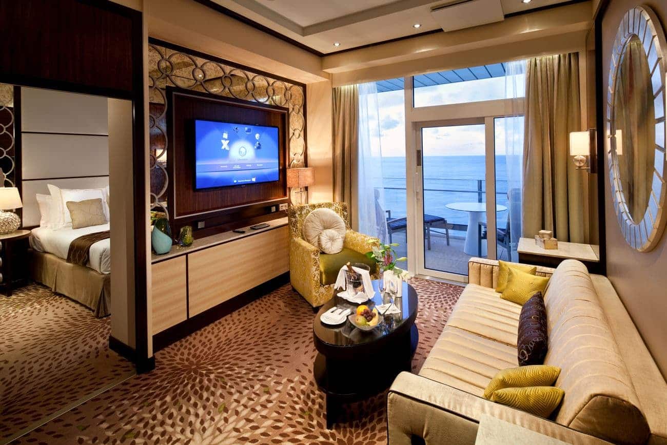 Signature Suite living area with private veranda