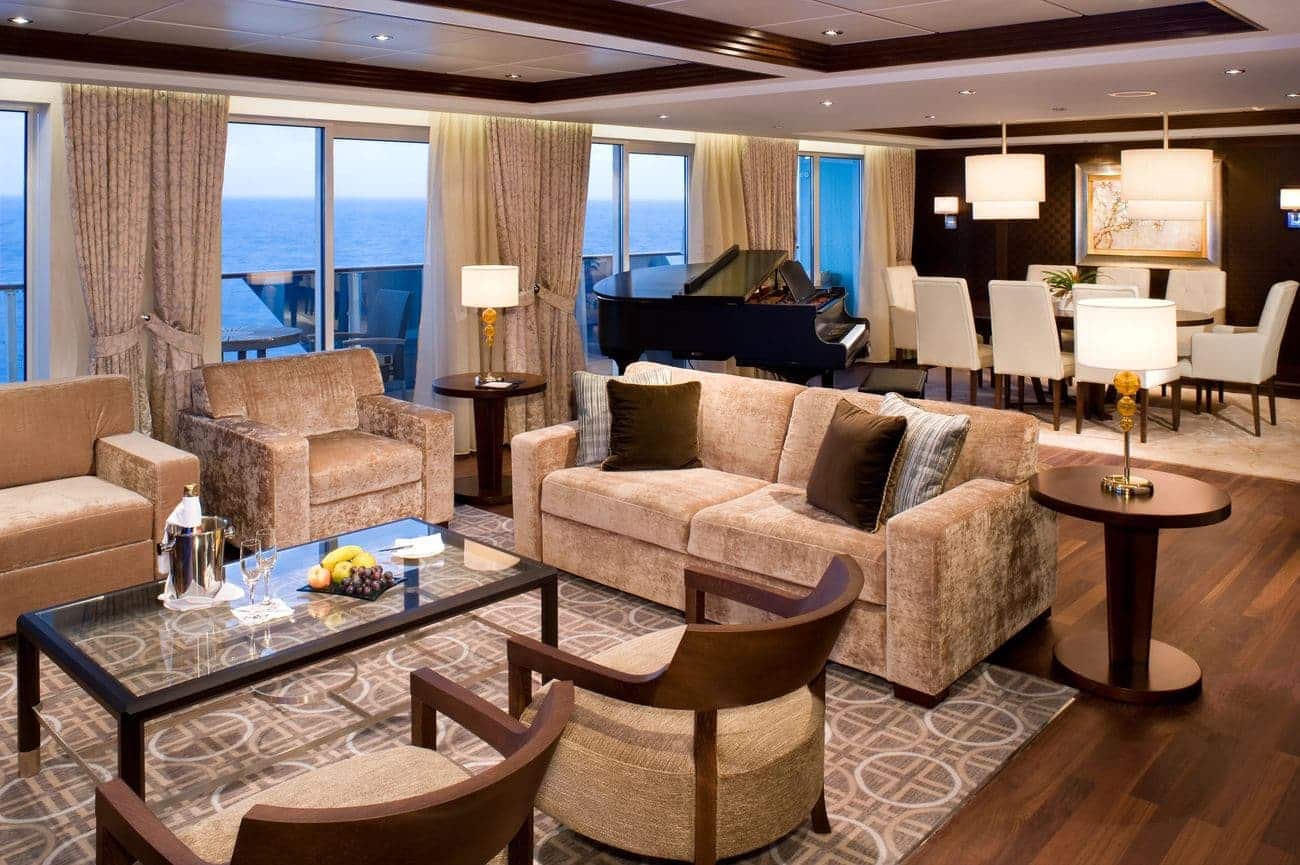 Celebrity Solstice Penthouse Suite living area