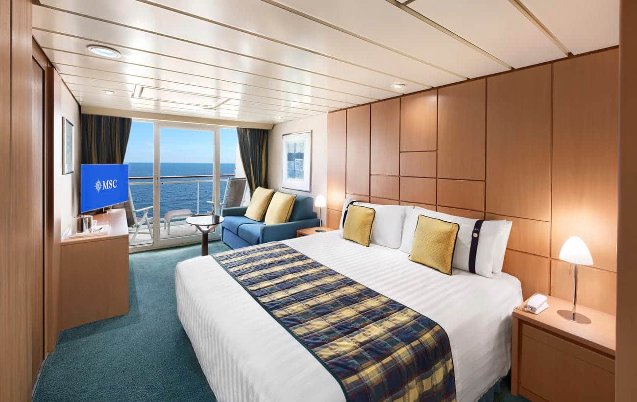 MSC Armonia Junior Suite Aurea with balcony