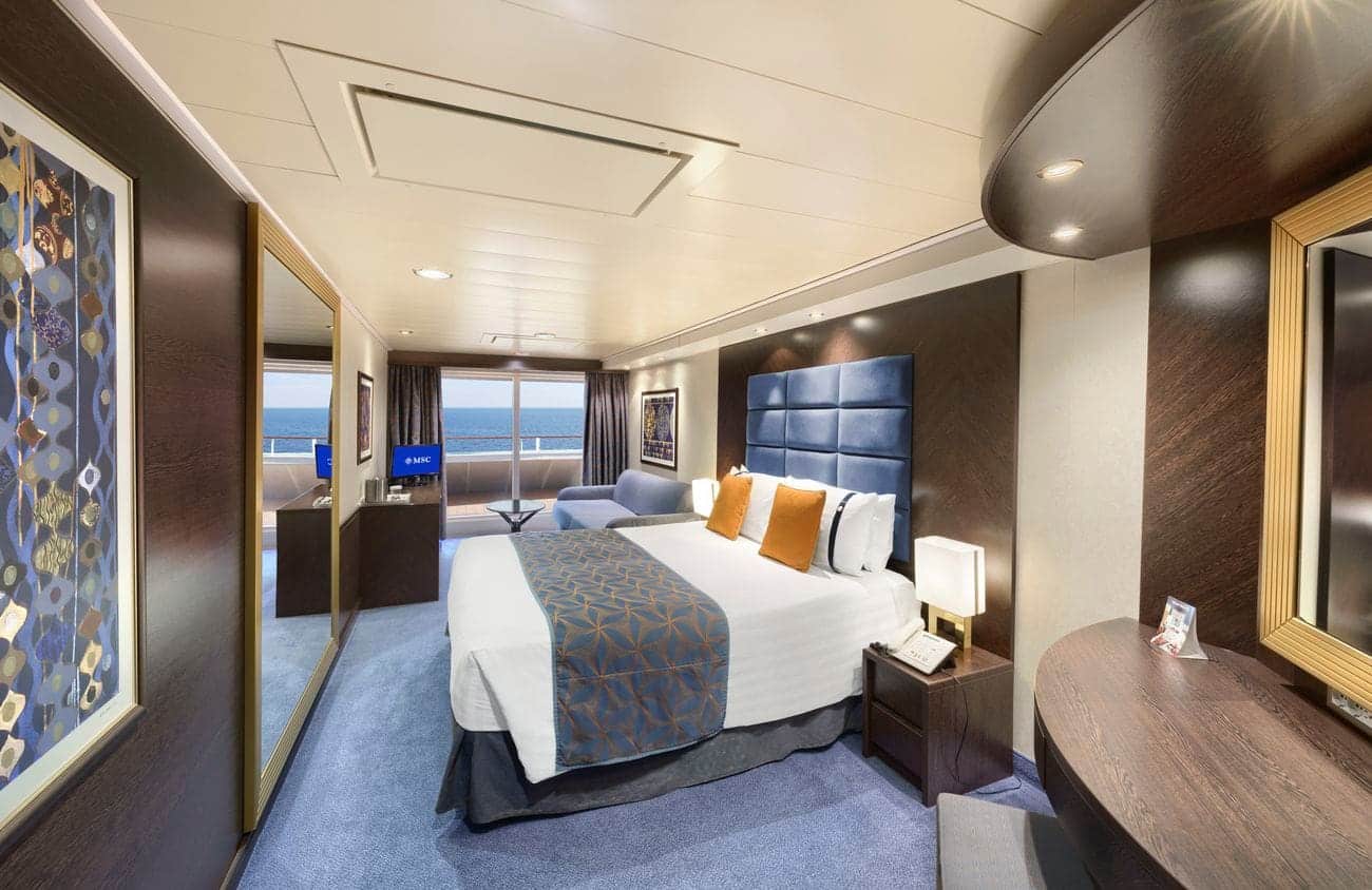 MSC Divina Premium Suite Aurea with balcony