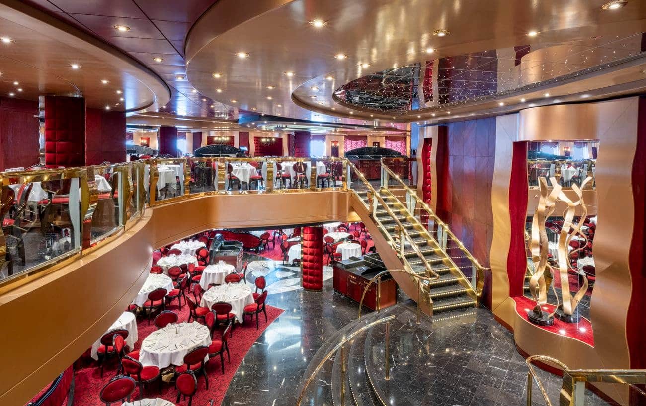 Red Velvet Restaurant main dining room interior
