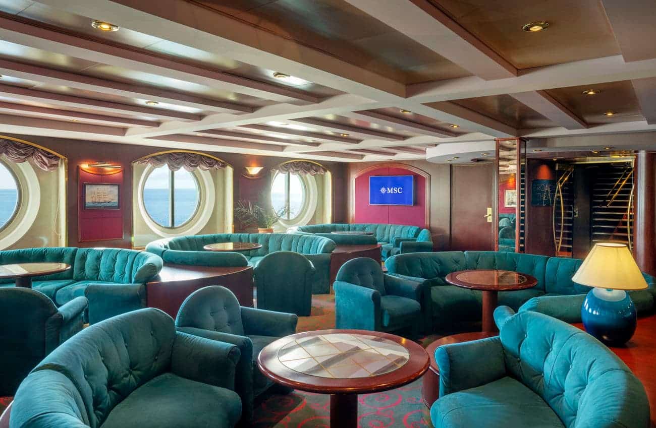 MSC Lirica Lord Nelson pub interior