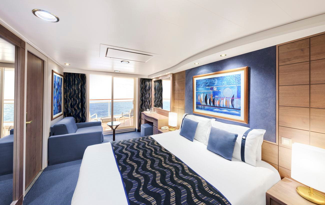 Premium Balcony stateroom aboard MSC Poesia