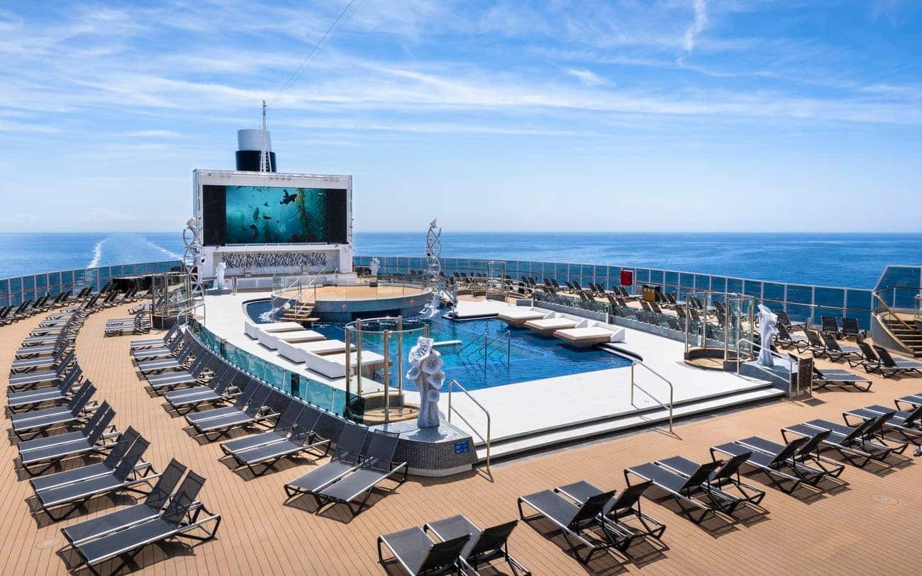 Long Island Pool with ocean views