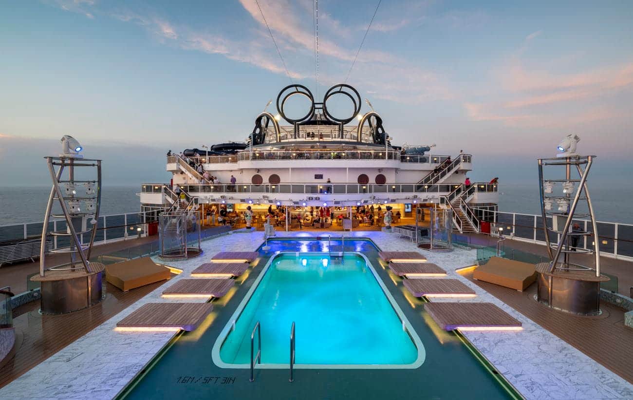 Panorama Pool on MSC Seaview top deck