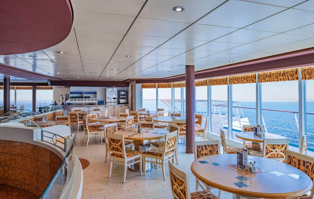 MSC Sinfonia La Terrazza Buffet dining area