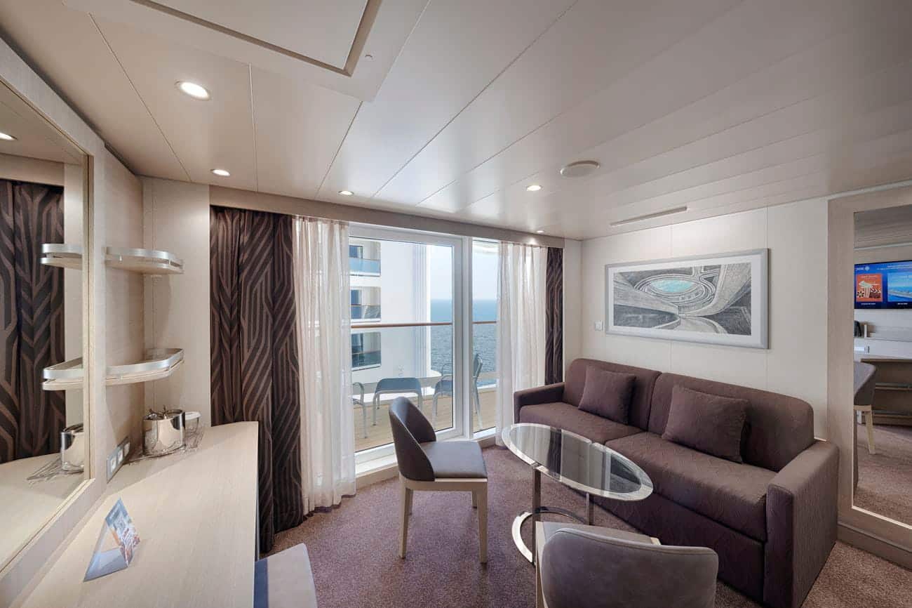 MSC World Europa Premium Suite Aurea with balcony