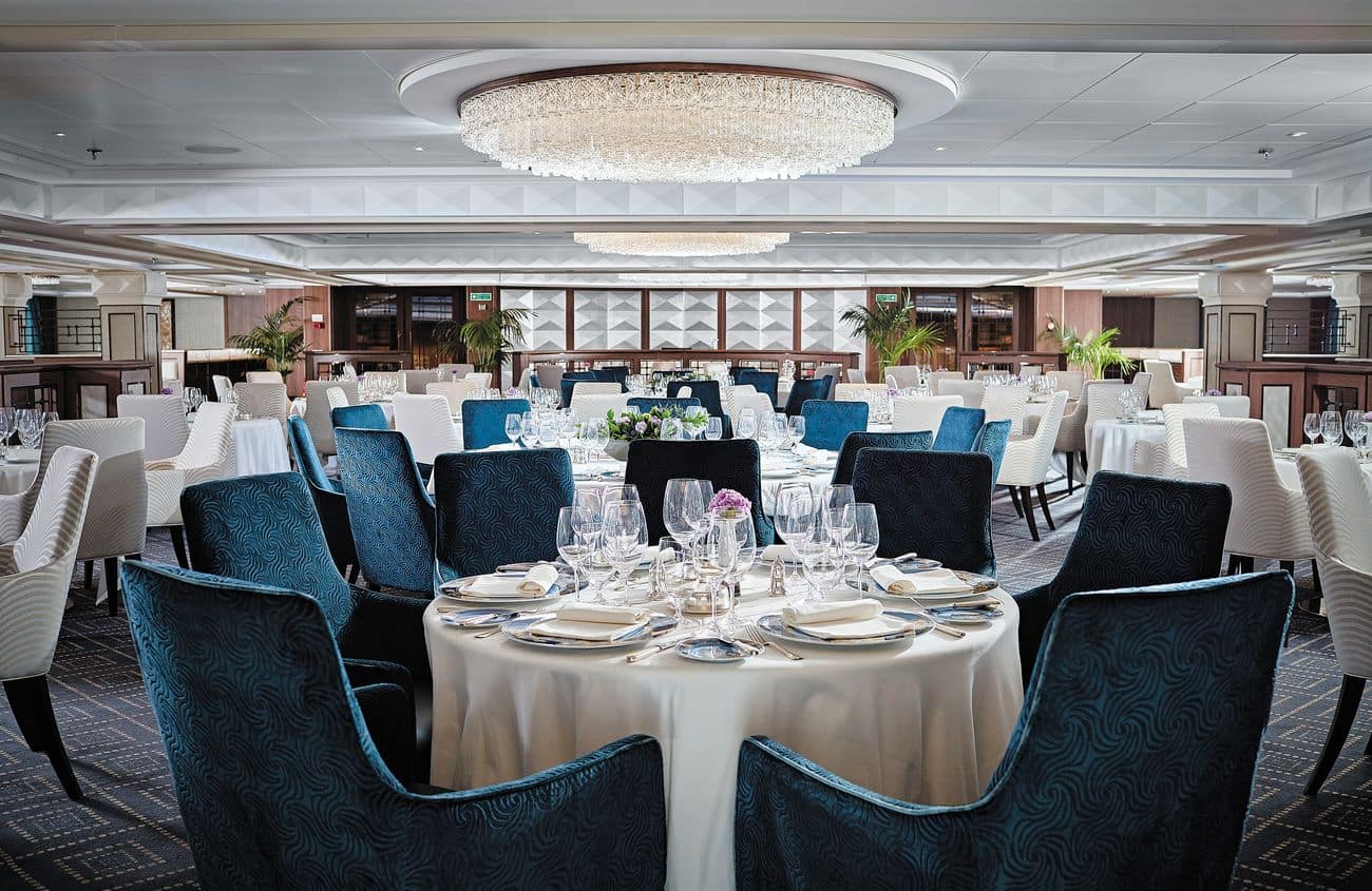 Compass Rose main dining room aboard Seven Seas Navigator