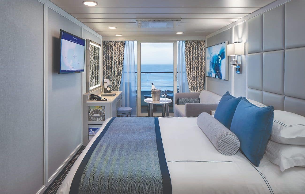 Oceania Regatta Concierge Level Veranda Stateroom with balcony view