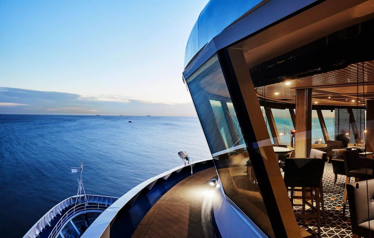 Tor’s Observation Lounge facing open sea