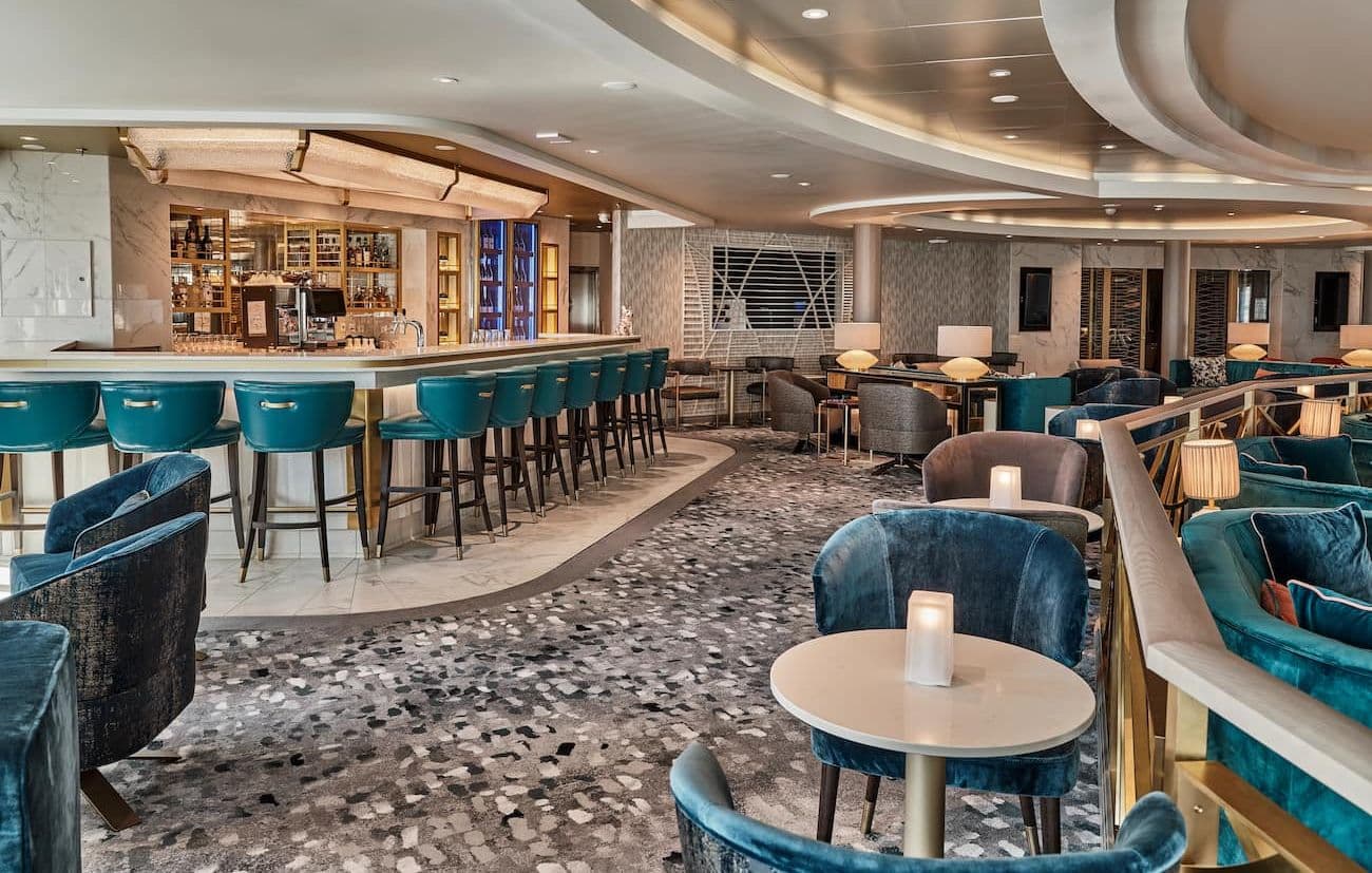 Explorer Lounge with teal seating