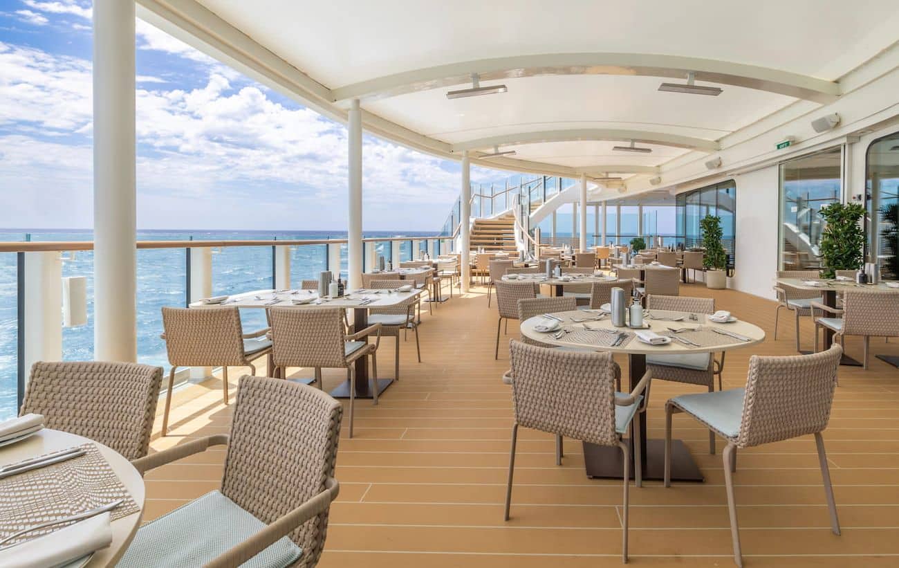 La Terrazza open-air dining terrace