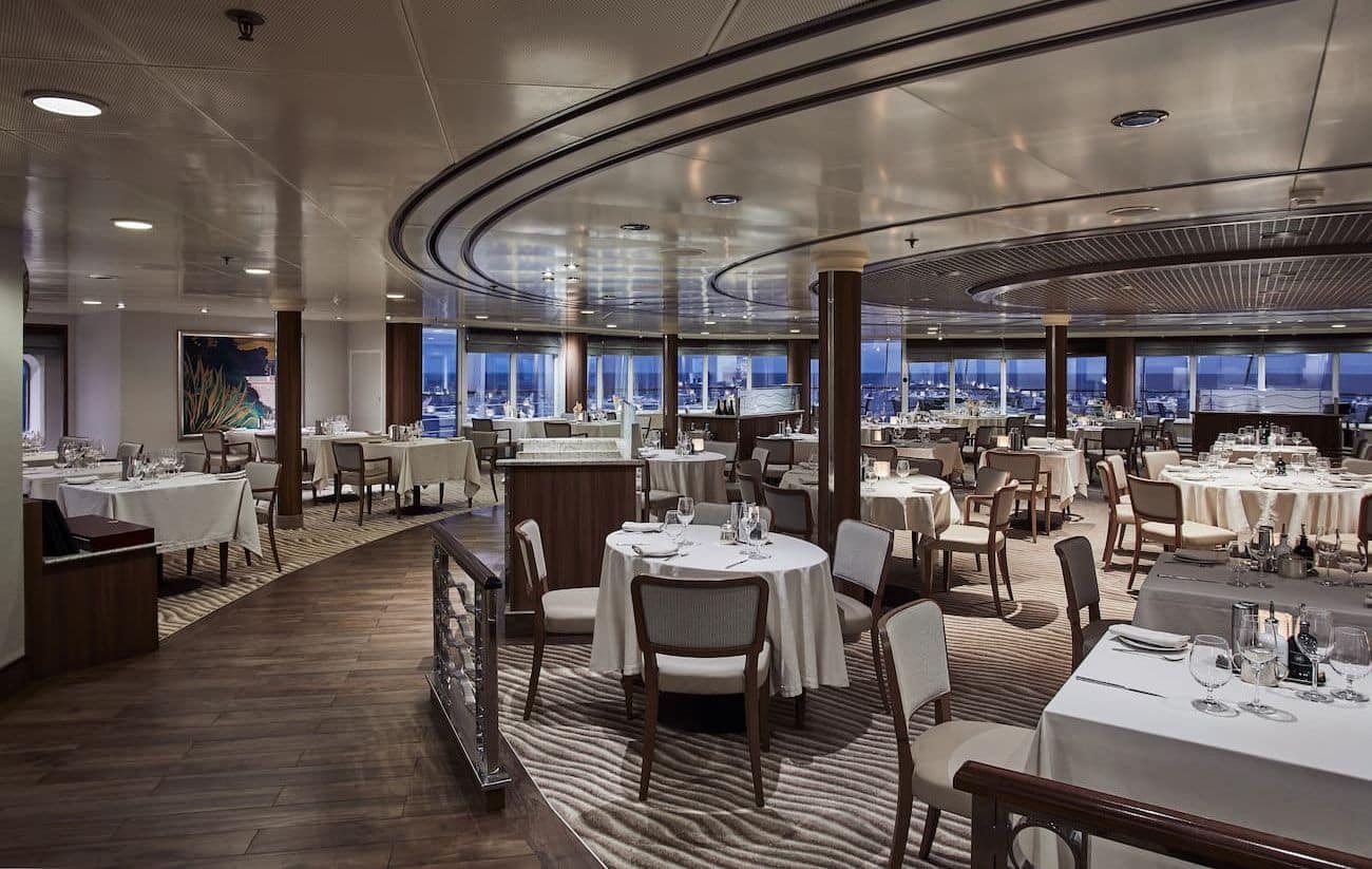 La Terrazza dining room on Silver Whisper