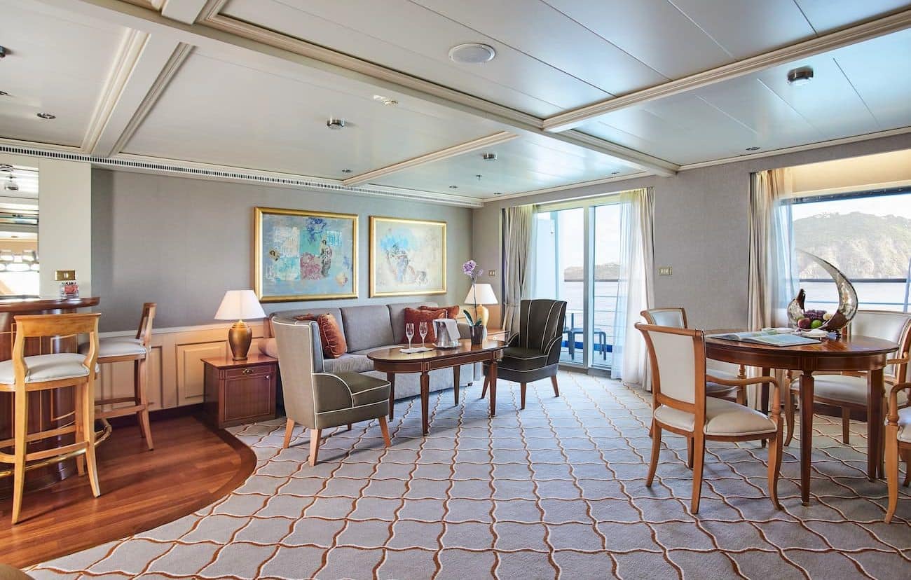 Royal Suite Living Room with balcony