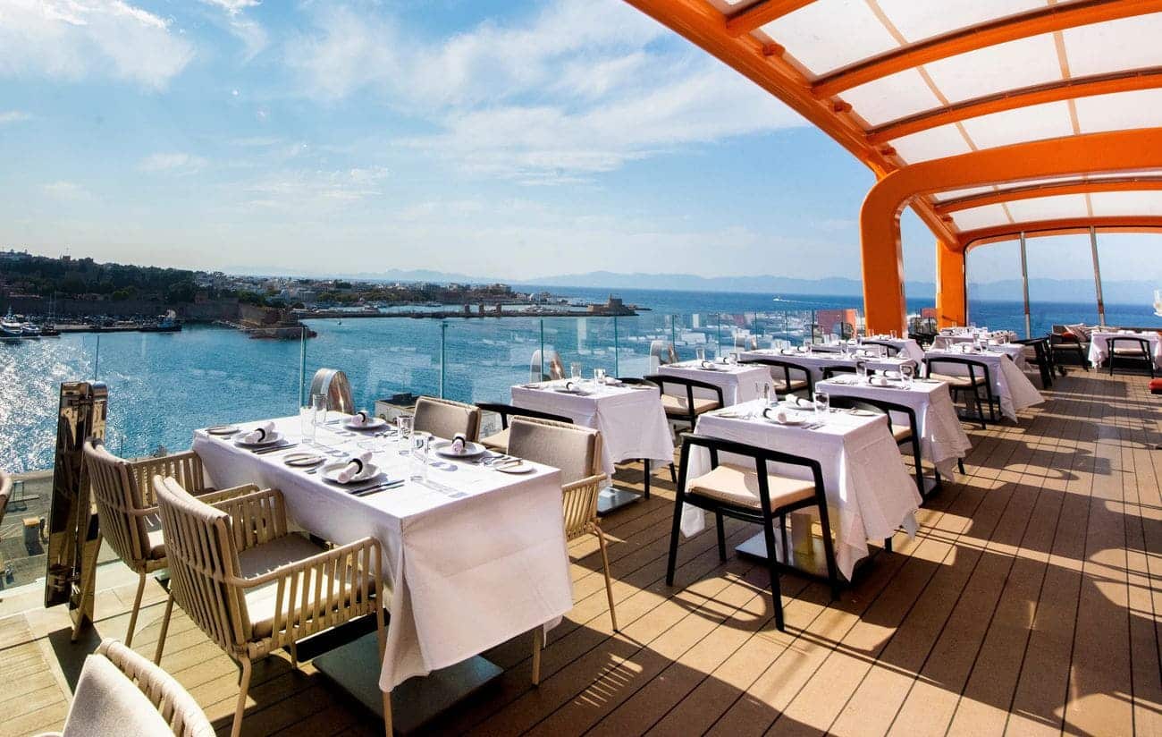 Magic Carpet dining in Rhodes