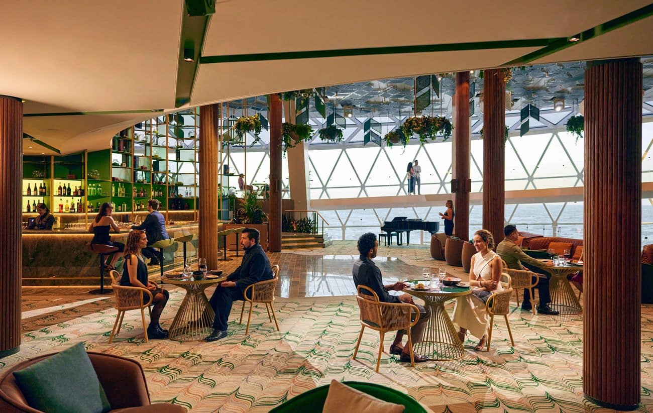 Celebrity Cruises Eden Restaurant and lounge
