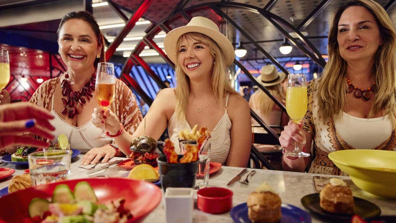 Valiant Lady Razzle Dazzle restaurant guests dining