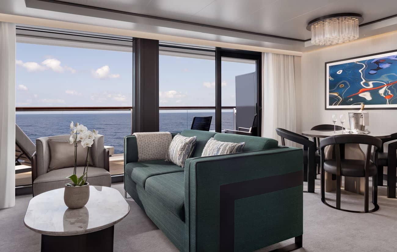 Grand Suite living room with private ocean-view terrace