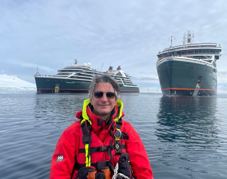 Seabourn Antarctica Expedition Team Unites Scientific Minds For A Season On The White Continent Expedition leader Luciano Bernacchi of the Seabourn Antarctica expedition team