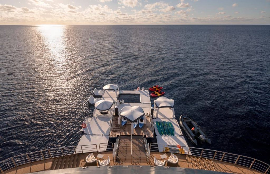 Ilma’s Aquabana brings the yacht cruise experience directly to the open sea